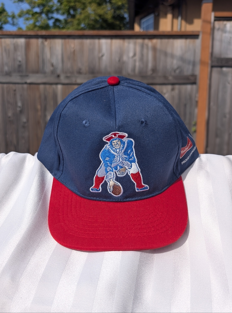 New England Patriots Snapback Hat Patriots Vintage Logo Baseball Cap